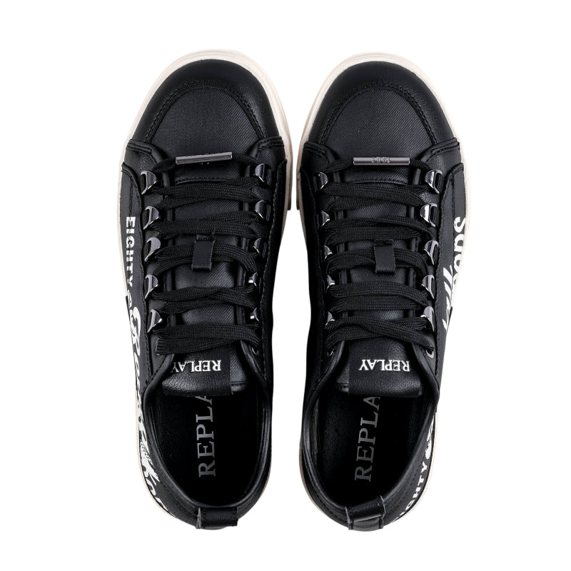Rally Low Double Sneakers (Black)