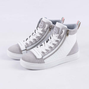 Alta High Sneakers (White/Grey)