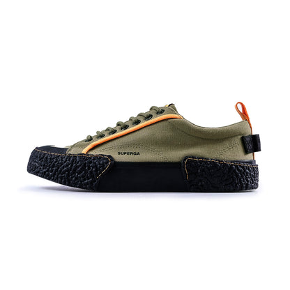 2661 Big Bumpers Tape Sneakers (Green Safari/Orang