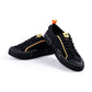 2661 Big Bumpers Tape Sneakers (Black/Orange Blaze