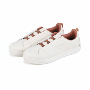 Hera Sneakers (Cream/Brown)
