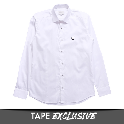 Ben Tar Slim Fit Lounge Shirt (White)