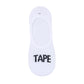 TAPE Secret Socks (White)