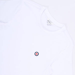 Target Emblem Crew Neck T-Shirt (White)