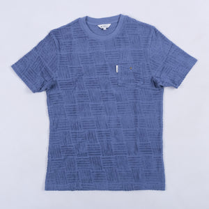 Terry Textured T-Shirt (Blue)