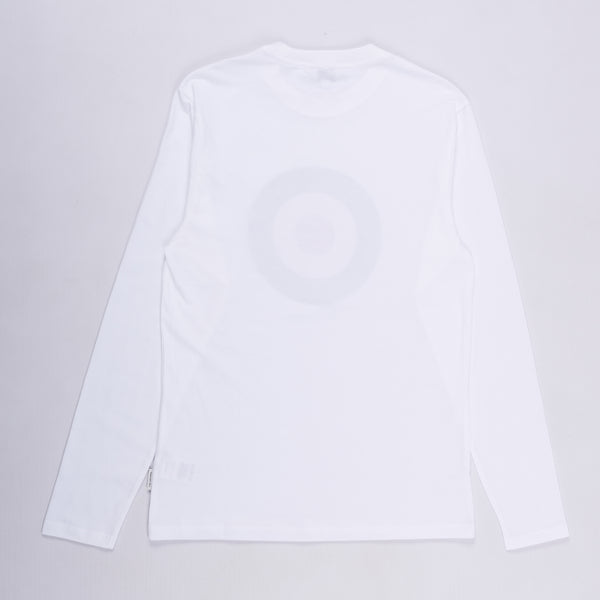 Basic Target Long Sleeve T-Shirt (White) - TAPE Exclusive