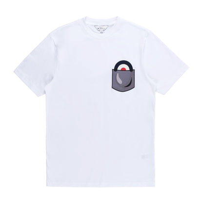 Target Pocket T-Shirt (White)