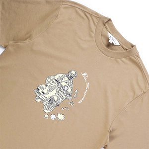 Mod Scooter T-Shirt (Light Brown)
