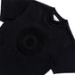 Target Towelling Applique Crew T-Shirt (Black)
