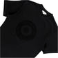 Target Towelling Applique Crew T-Shirt (Black)