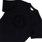 Target Towelling Applique Crew T-Shirt (Black)