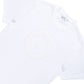 Target Towelling Applique Crew T-Shirt (White)