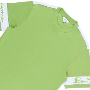 Colour Block Crew T-Shirt (Piquant Green)