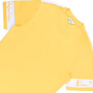 Colour Block Crew T-Shirt (Yellow)