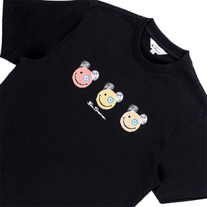 Happy Bears Crew T-Shirt (Black)