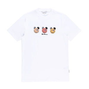Happy Bears Crew T-Shirt (White)