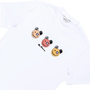 Happy Bears Crew T-Shirt (White)