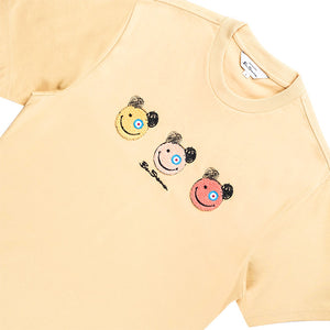 Happy Bears Crew T-Shirt (Wheat)