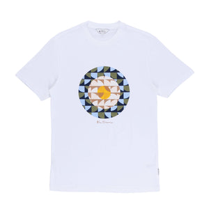Geo Target Crew T-Shirt (White)