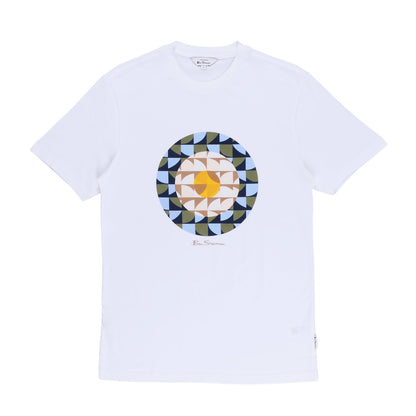Geo Target Crew T-Shirt (White)