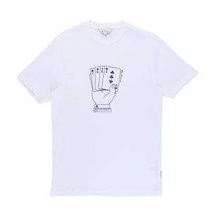 Hidden Ace Crew T-Shirt (White)