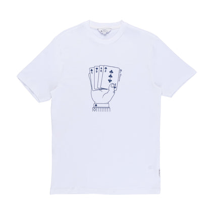 Hidden Ace Crew T-Shirt (White)