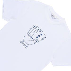 Hidden Ace Crew T-Shirt (White)