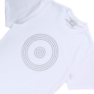 Target Bling Crew T-Shirt (White)