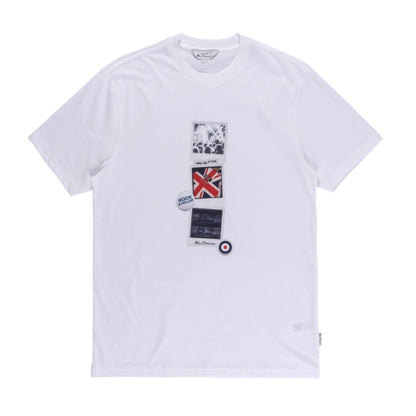 Brit Pop Throwback T-Shirt (White)