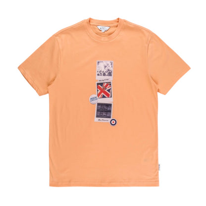 Brit Pop Throwback T-Shirt (Coral Sand)