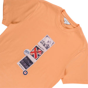 Brit Pop Throwback T-Shirt (Coral Sand)