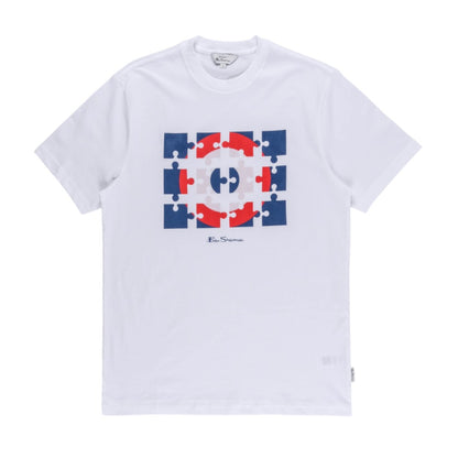 Puzzle Target T-Shirt (White)