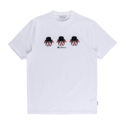 Brit Trio Bulldog T-Shirt (White)