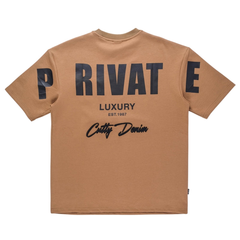 Private Crew T-Shirt (Coffee)