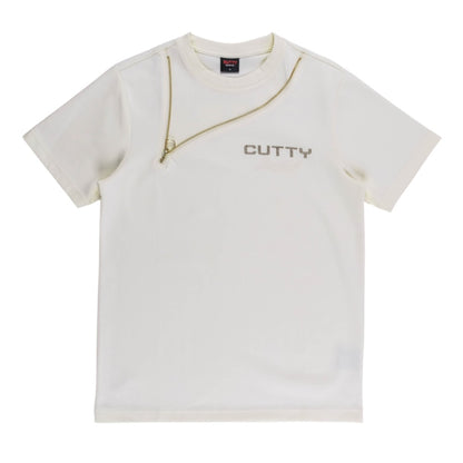 Zip T-Shirt (Beige)