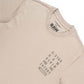 Text Chest T-Shirt (Sand)