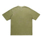 Overdyed Centre Chest Boxy T-Shirt (Olive)