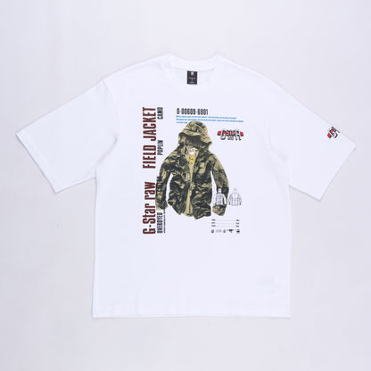 Modelkit Print Boxy T-Shirt (White)