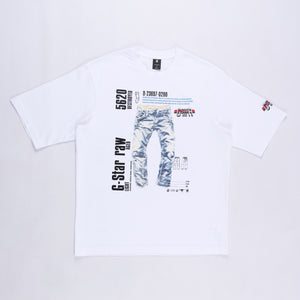 Modelkit Print Boxy T-Shirt (White)
