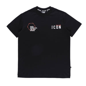 Icon 2 Regular Crew T-Shirt (Black)