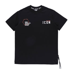 Icon 2 Regular Crew T-Shirt (Black)