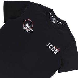 Icon 2 Regular Crew T-Shirt (Black)