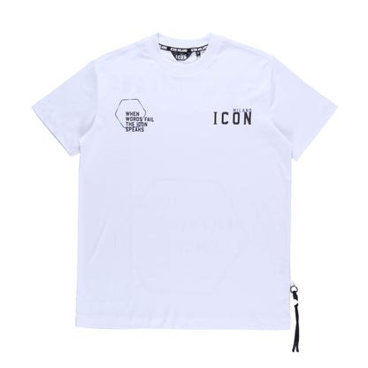 Icon 2 Regular Crew T-Shirt (White)
