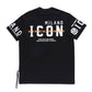 Icon 3 Regular Crew T-Shirt (Black)