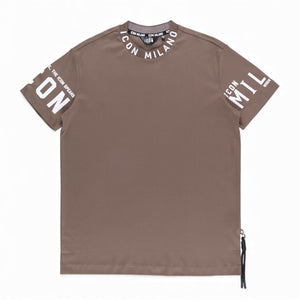 Icon 3 Regular Crew T-Shirt (Coffee)