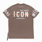 Icon 3 Regular Crew T-Shirt (Coffee)