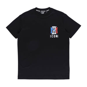 Icon 7 Regular Crew T-Shirt (Black)