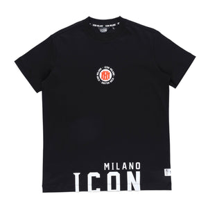 Icon 4 Regular Crew T-Shirt (Black)