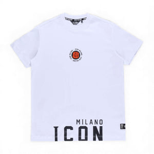 Icon 4 Regular Crew T-Shirt (White)