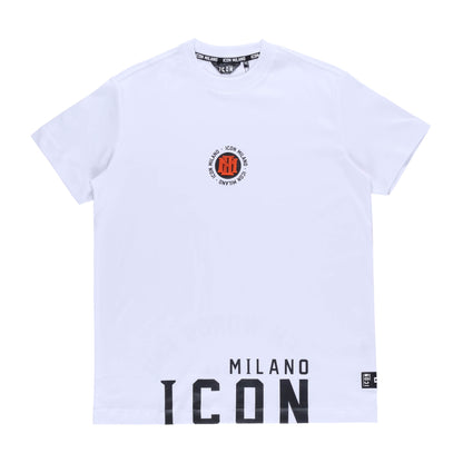 Icon 4 Regular Crew T-Shirt (White)